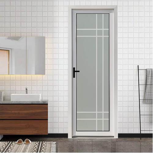 [现成库存+井网格]内开口和外开口浴室门厕所门厨房钢化玻璃定制