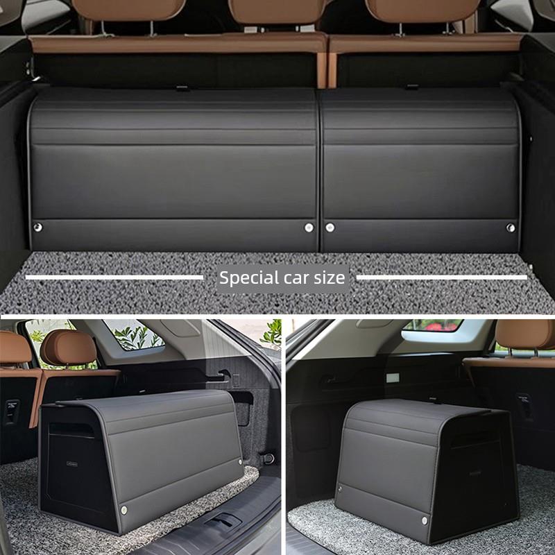 汽车后备箱收纳箱大容量磁性汽车收纳箱可折叠汽车收纳箱组织者箱