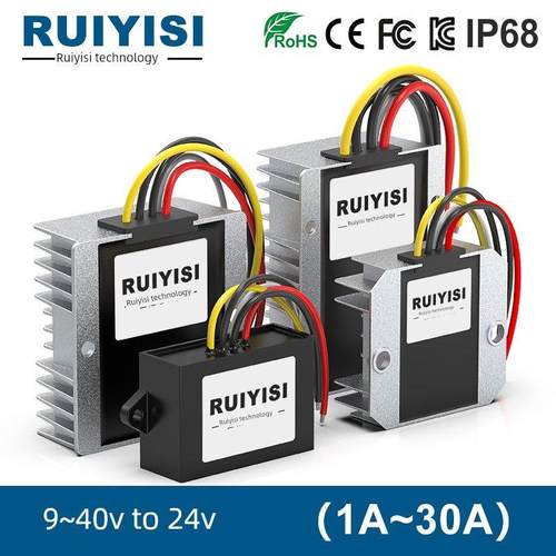 稳压电源Dc 9-40V至24V稳压模块36V12V至24V升压转换器