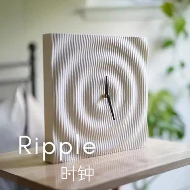 简约创意台面时钟摆件时钟ins风格客厅书房大号摆件设计师款座钟