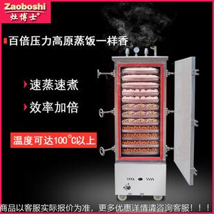 博士高176灶蒸饭柜燃单门1气2层原6000海拔脉冲式自燃无风机馒头