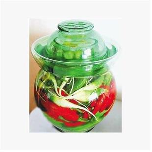 泡菜坛子玻璃加厚腌菜缸酸菜坛子大号家用带盖子密封四川咸菜泡菜