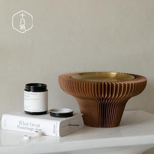 十八纸高脚托盘展台置物架储物展示收纳折叠设计珠宝首饰食品摆设