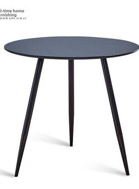 Eames休闲圆桌简易接待洽谈桌椅组合奶茶店小方桌长方形接待桌