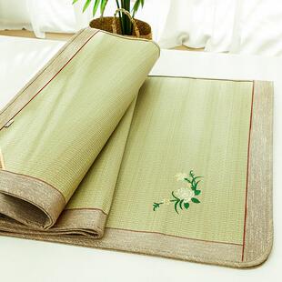 草席1.8米对折1.2米兰草席1.35米1.5m双人床席子夏季天然蔺草凉席