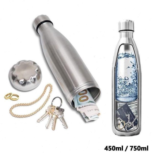 水杯收纳钱箱器储物钱保温杯私人移藏匿格容水瓶藏水壶安全转暗罐