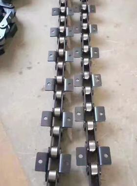 C216AL工业弯板38.1带耳链条50.8双节距滚子输送链63.5接头76.2