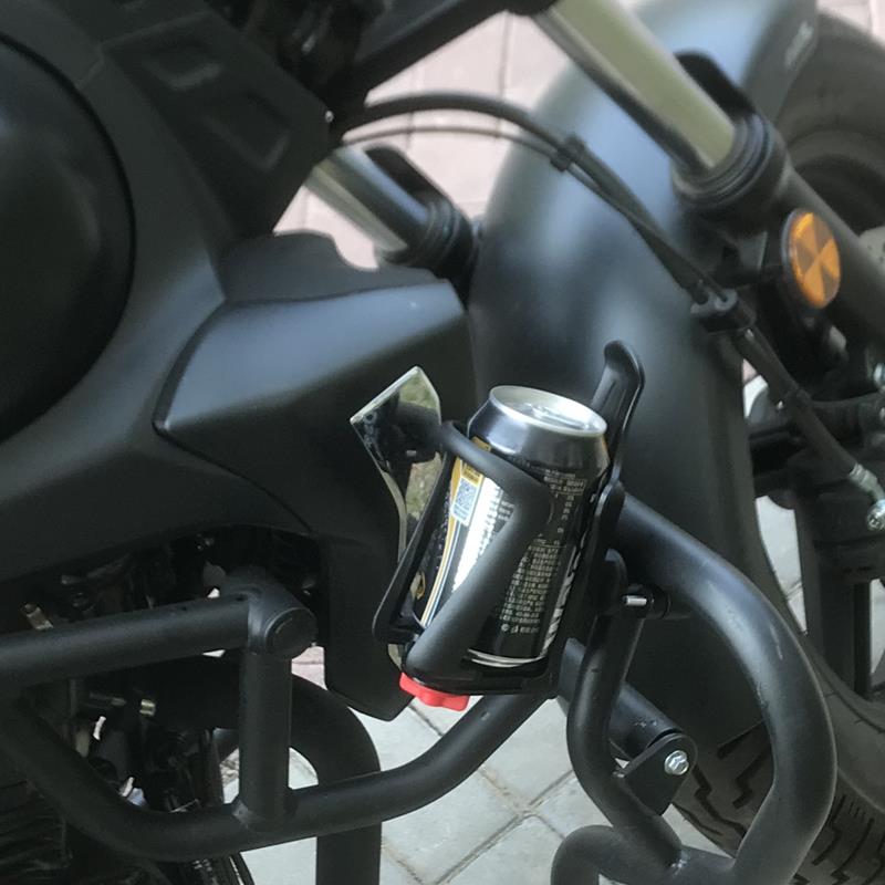 适用凯越450RR改装件水杯支架可调节水壶架保险护杠平衡横杆杯架