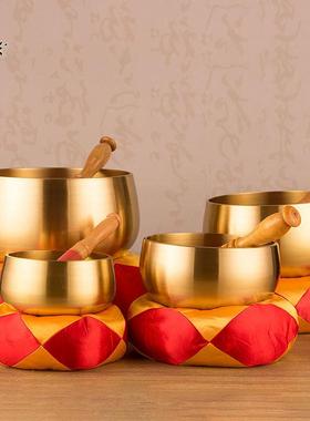 铜磬纯响铜法器铜罄3.5英寸-8英寸铜钵佛音碗修行钵悠远绵长摆件