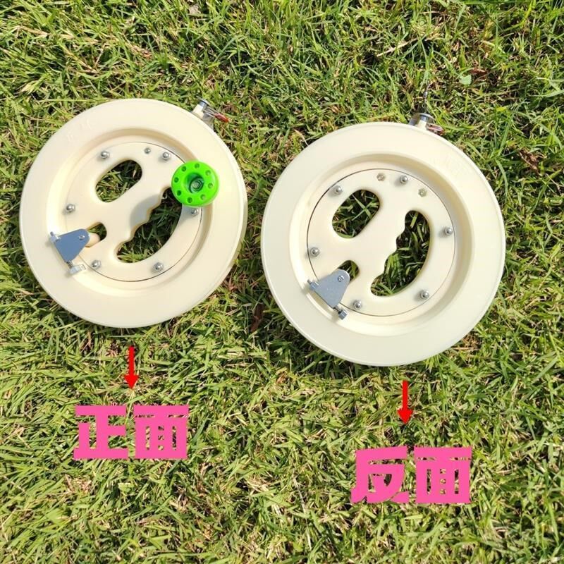 鱼线卷线盘钓鱼h线圈盘轮盘收线盘海钓船钓轮手把轮缠绕卷线器手