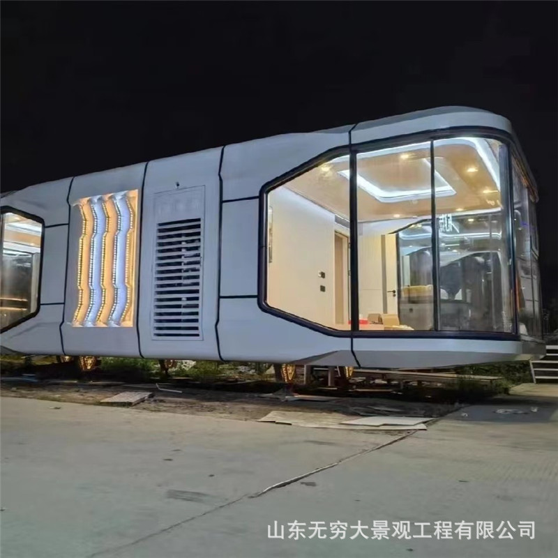 创业胶囊房阳光房 苹果太空舱移动房 可移动新式便携方舱住宿