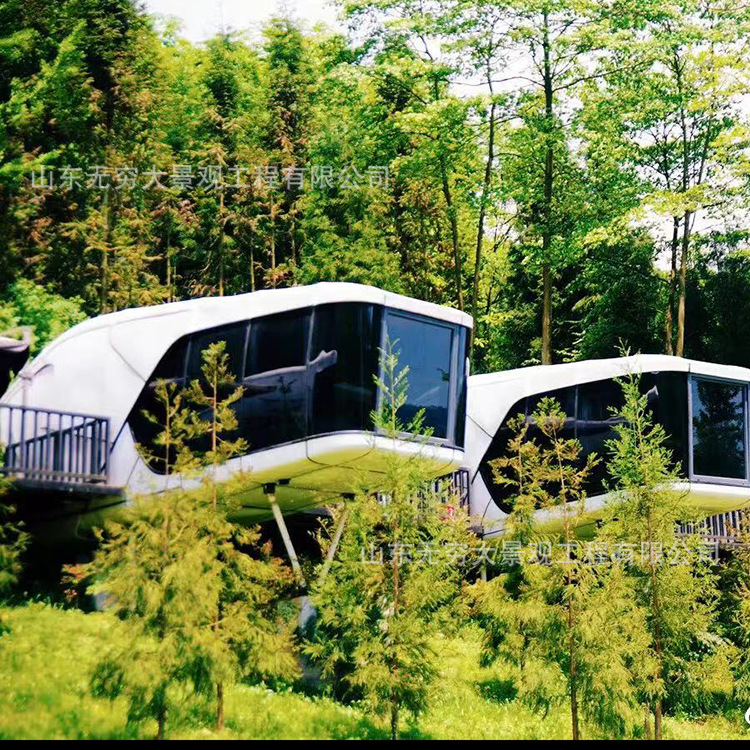 集装箱移动房网红太空舱民宿酒店住人创意苹果仓户外可拼接胶囊房