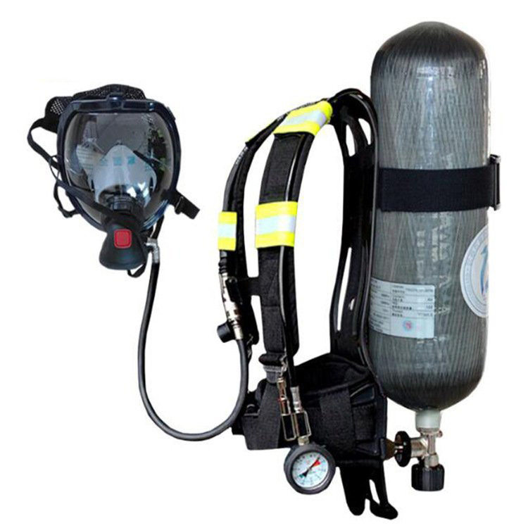 自给式碳纤维复合气瓶正压式呼吸器过滤自吸式钢瓶空气呼吸器