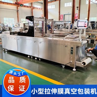 连续真空封口机 板鸭小型拉伸膜真空包装 机 鸭头全自动拉伸膜 广元