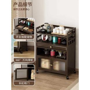 推拉茶几带轮可移动小推桌多层收纳架餐车小推车家用多功能置物架