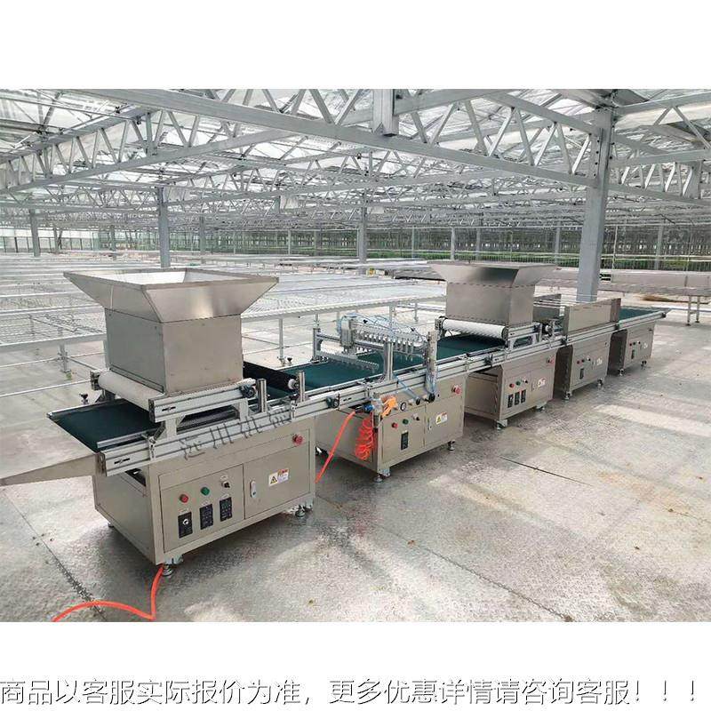 不锈钢材质穴盘播种流水种线 铺土播种自覆FOS播土机 全动穴盘机,农机/农具/农膜,播种栽苗器/地膜机,淘宝优惠券,粉丝福利购,淘宝优惠卷