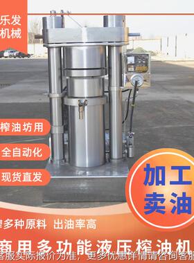 全自动压榨油机备液全套赚设钱设备2斤型QLC油坊商用核桃7榨油机