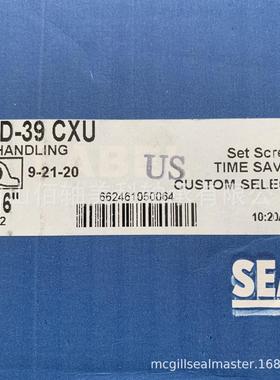 美国SEALMASTER轴承 MPD-39 CXU 英制带座轴承 冷却塔风机轴承