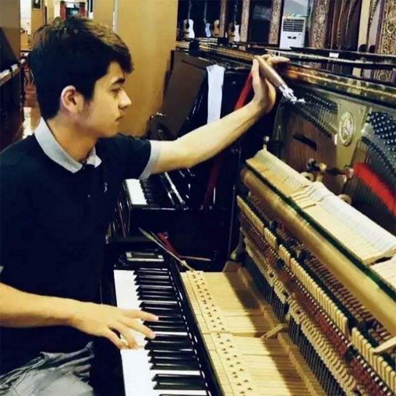 钢琴调律扳手内四角螺丝调音工具实木手柄初学者家用三角立式通用