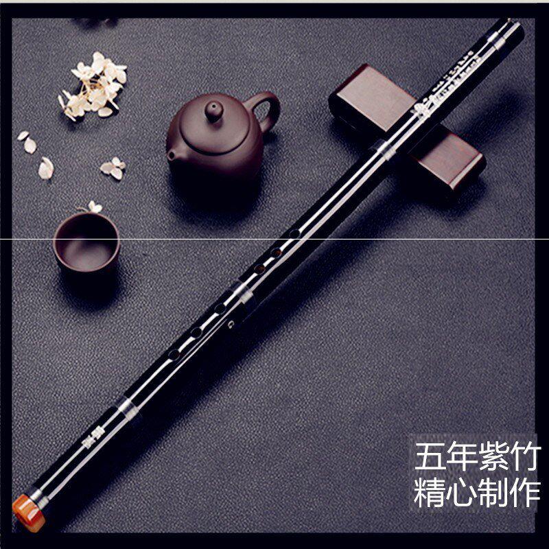 。萧短萧紫竹洞萧专业箫潇萧笛G调乐器初学入门八孔6古风小啸洞萧