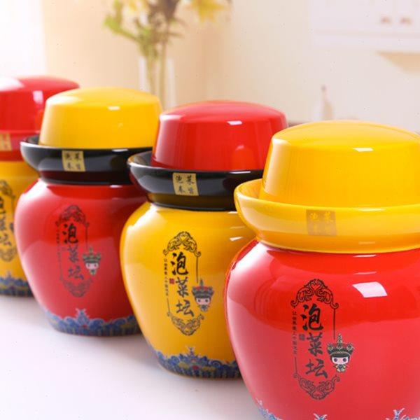 加厚泡菜坛子玻璃密封罐家用食品级咸菜酸菜缸腌菜罐四川泡菜坛