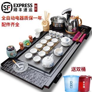 全自动家用烧水壶一体高档整套茶具办公室煮茶功夫泡茶台 茶具套装