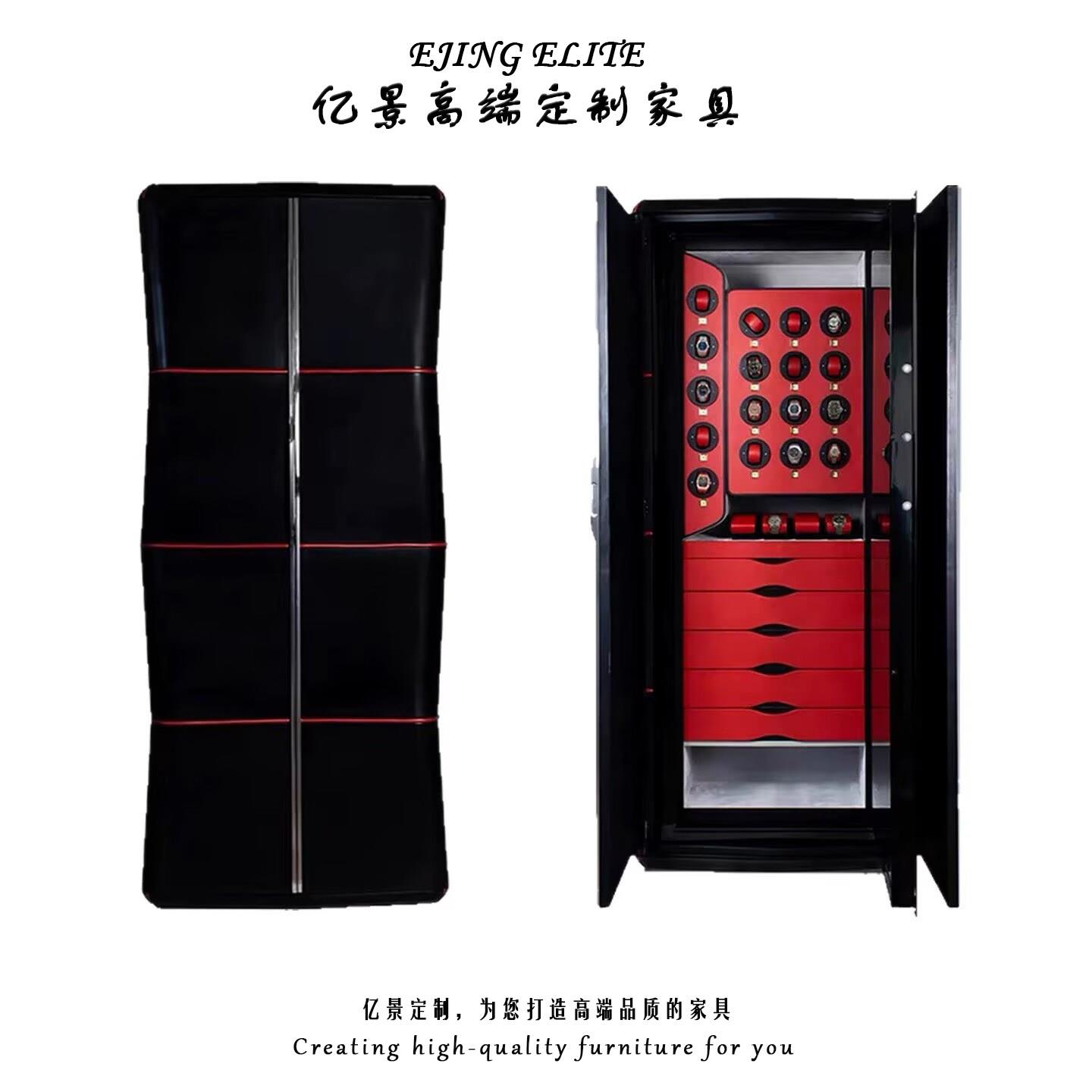 高端轻奢保险柜首饰柜别墅豪宅创意密码锁防盗定制带摇表器珠宝柜