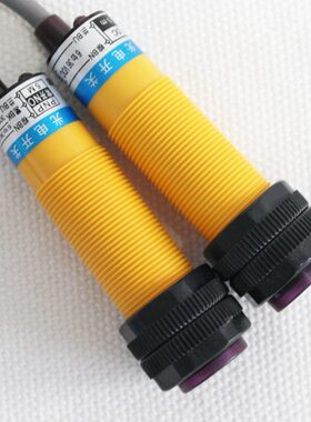 红外光电开关传感器 对射式 24v 三线常开 5米 E3F-5DN1 E3F-5L