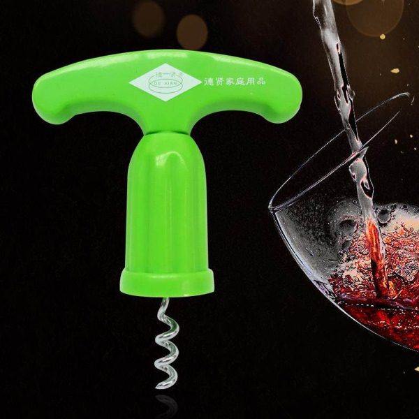 红酒开瓶器加厚塑料开红酒工具启瓶器便携开香槟葡萄酒起子手动拔