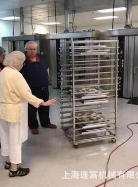 出口款旋转炉 16盘热风循环烤箱大型推车式柴油烘烤炉Rotary oven