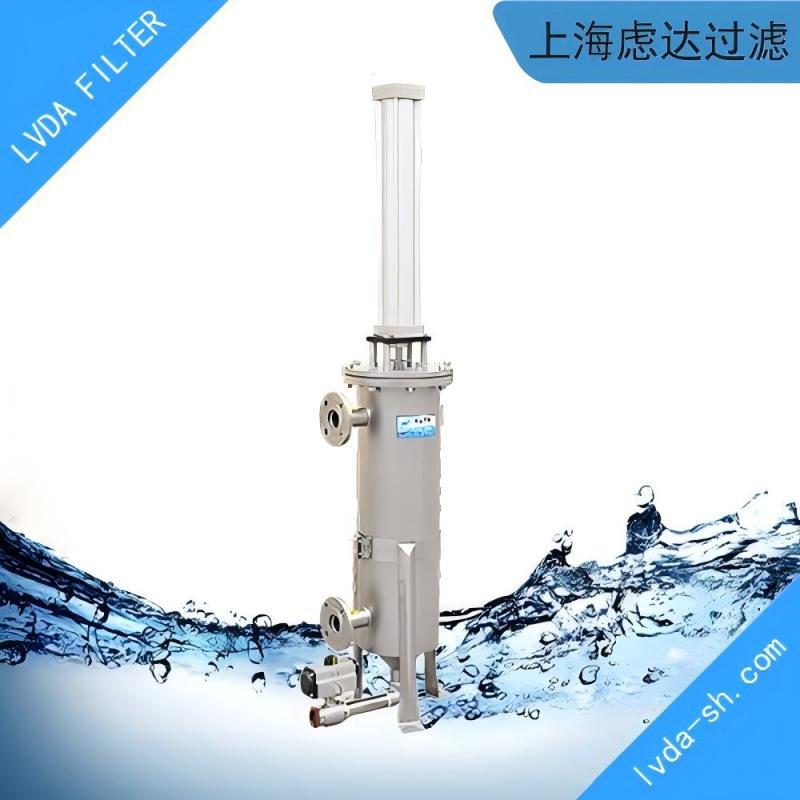 气缸刮刀自清洗过滤器 圆盘四氟刮板 胶状物 蜂蜜 树脂 白乳胶 案