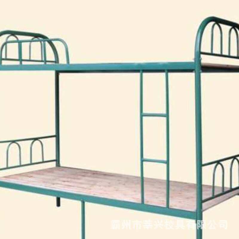 厂家 上下铺铁床  员工学生宿舍上下铁架床 高低双层铁艺床
