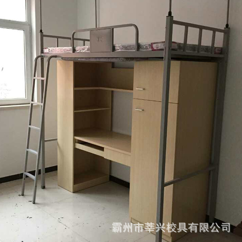 厂家直供员工公寓宿舍床 学生高低床 铁架型材床  组合公寓床