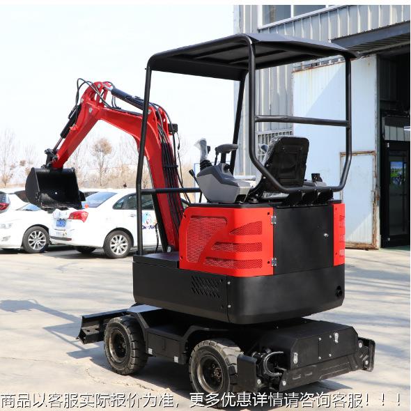 轮新款20excaavtin土g 20轮式挖machinery 果园挖矿填勾机 农用胎