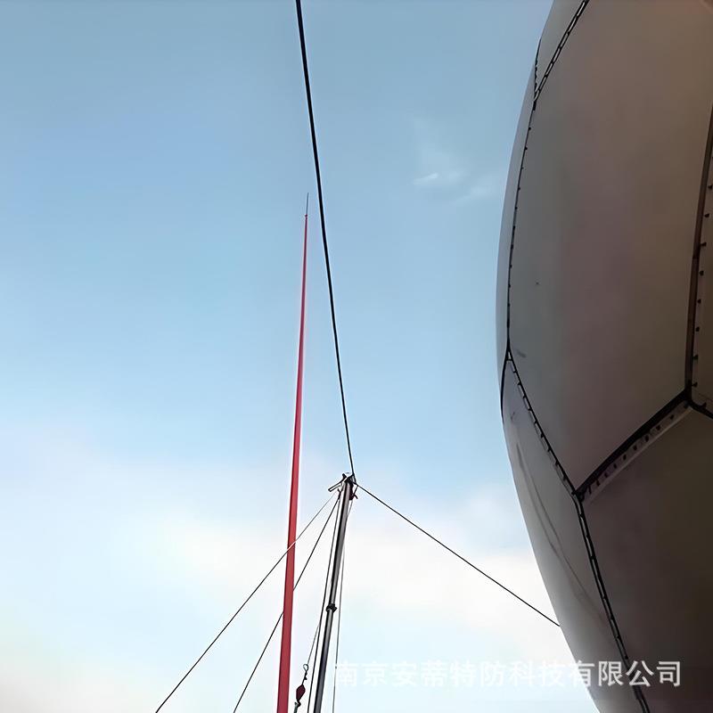 14米玻璃钢避雷针环境监测站 防雷接地装置高性能复合材料 经久耐