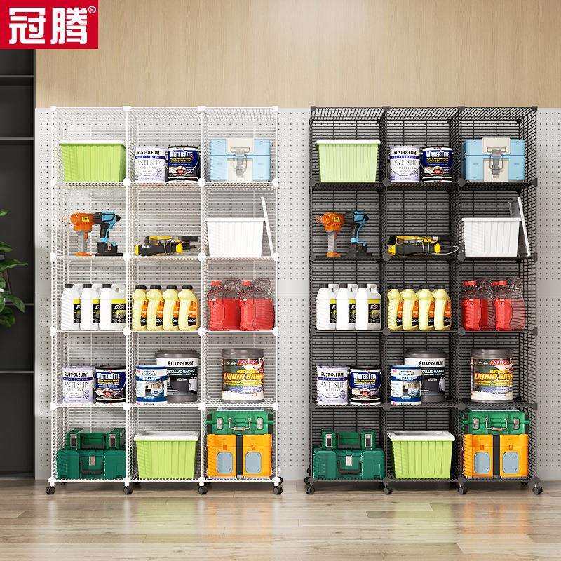 仓储置物架货架储物架多层家用阁楼储藏室间地下室客厅金属置物柜