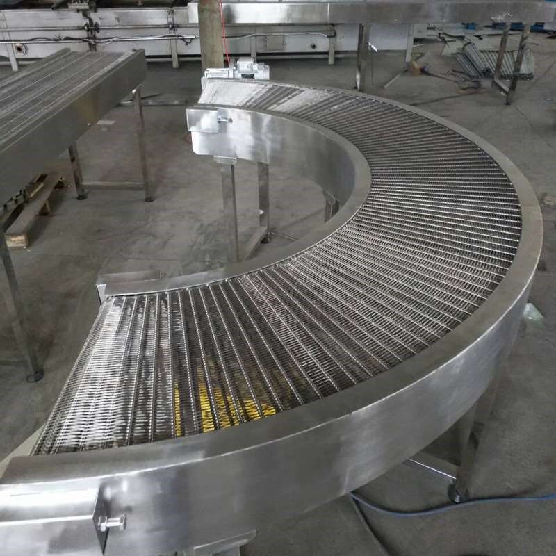 非标定制180度转弯网带输送机304不锈钢材质快递食品分拣用输送机,标准件/零部件/工业耗材,自动化流水线,淘宝优惠券,粉丝福利购,淘宝优惠卷