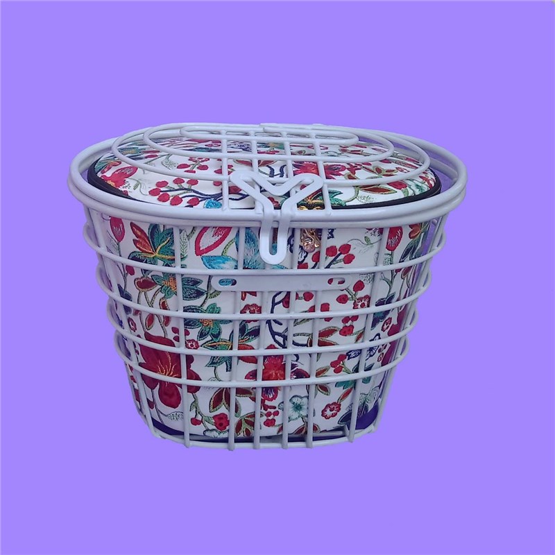 车篮套圆形电动车车篓车篮罩x防水罩加粗车筐车篮罩电动车篮子内