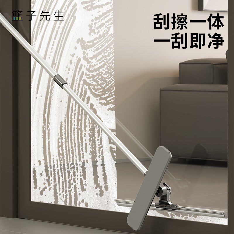 擦玻璃神器家用高层窗外刮水器可伸缩刮擦一体擦窗器玻璃清洁工具