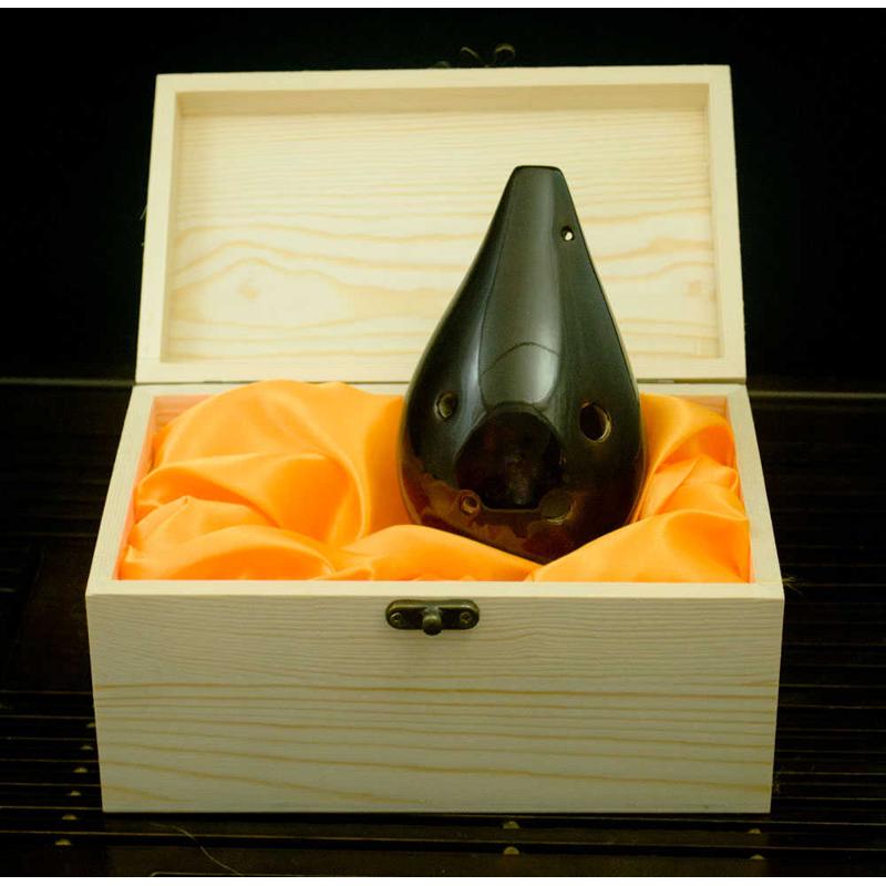 初学 低沉笛三满 邮陶6f熏烧升级声音 】孔中音包【陶笛 调复古