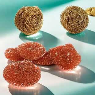 紫铜丝球铜红铜清洁球纯紫铜黄铜丝球电焊烙头机械设备清洁球