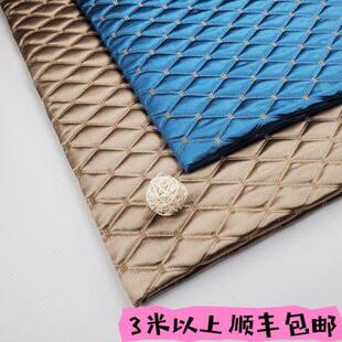 防滑沙发垫布料夹棉做沙发套专用沙发罩冰丝面料加厚沙发布头处理