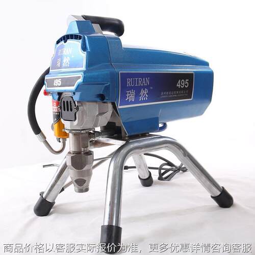 395电动高压无气喷涂机495乳胶漆喷漆机595涂料油漆喷涂工具695