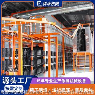 机械设备厂家设计打造金属电子门锁外壳静电粉末涂装 涂装 流水线