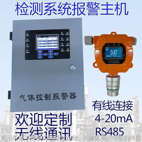 氮气泄漏在线检测报警仪固定式气体报警控制器