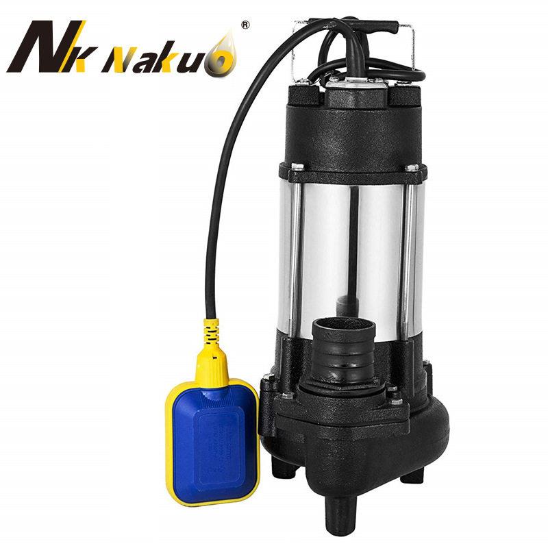 VD全自动不锈钢切割泵污水处理泵无堵塞污水泵家用灌溉110V-120V