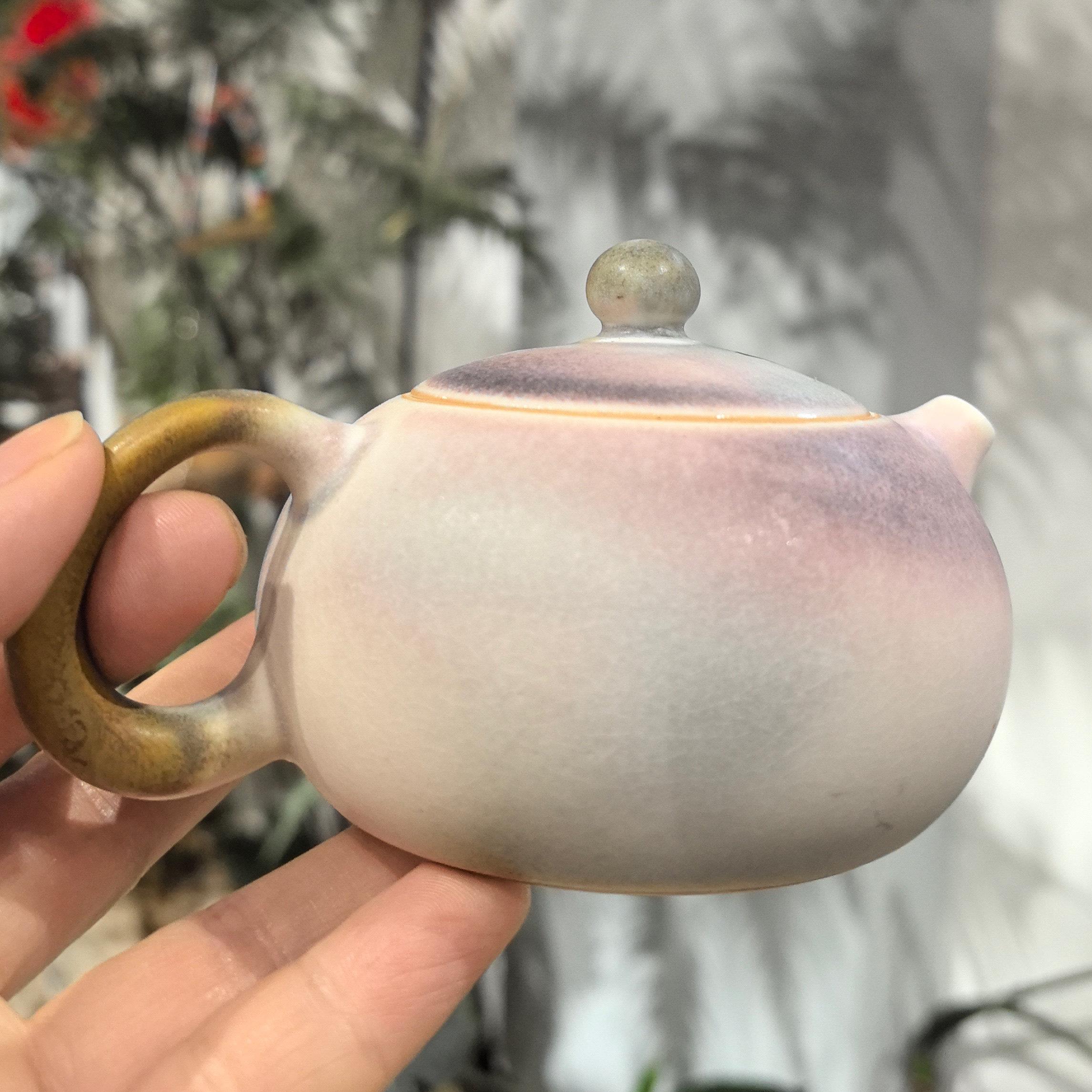 明月坊 李辉熠柴烧纯色系列泡茶壶陶瓷复古主人杯功夫茶三才盖碗