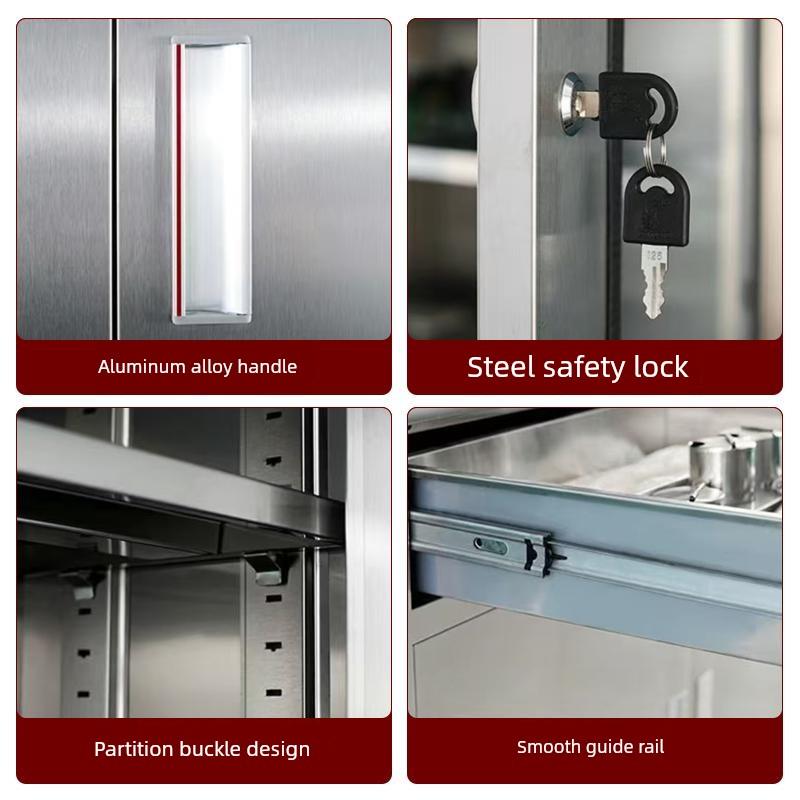 304不锈钢西药柜医疗器械柜仪器文件柜诊所无菌柜手术台