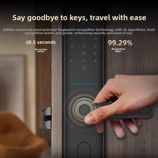 智能门锁家用防盗门指纹锁入户门木门密码锁人脸识别可视电子门锁