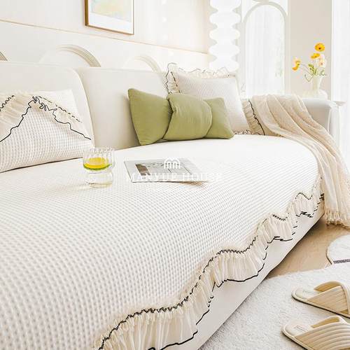 蔓越家 2025凉感沙发垫夏季沙发盖布夏天冰丝沙发坐垫防滑防猫抓